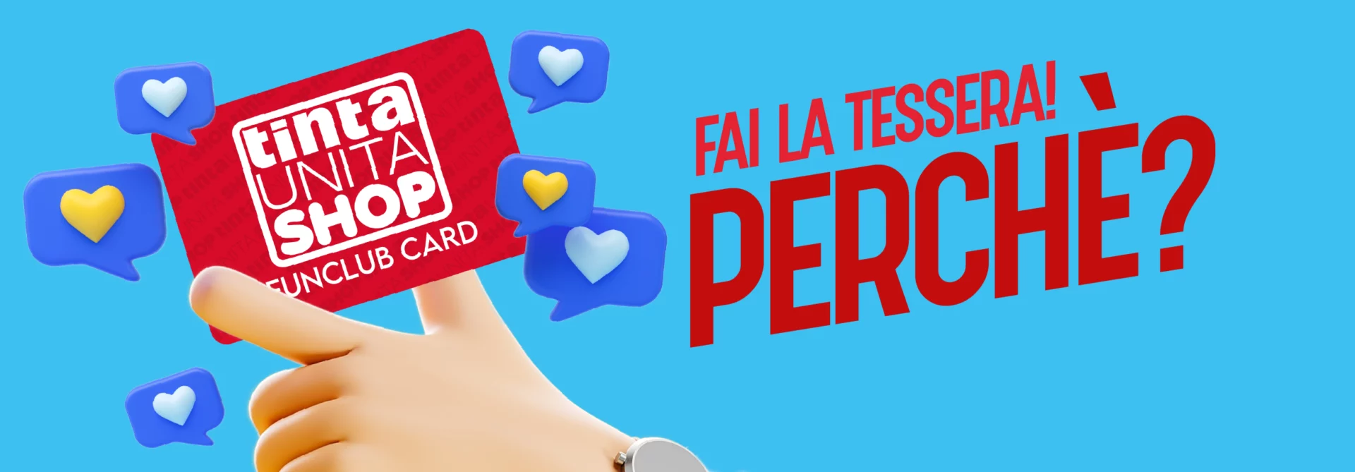 Fai la tessera TintaUNITA Shop | Poolover