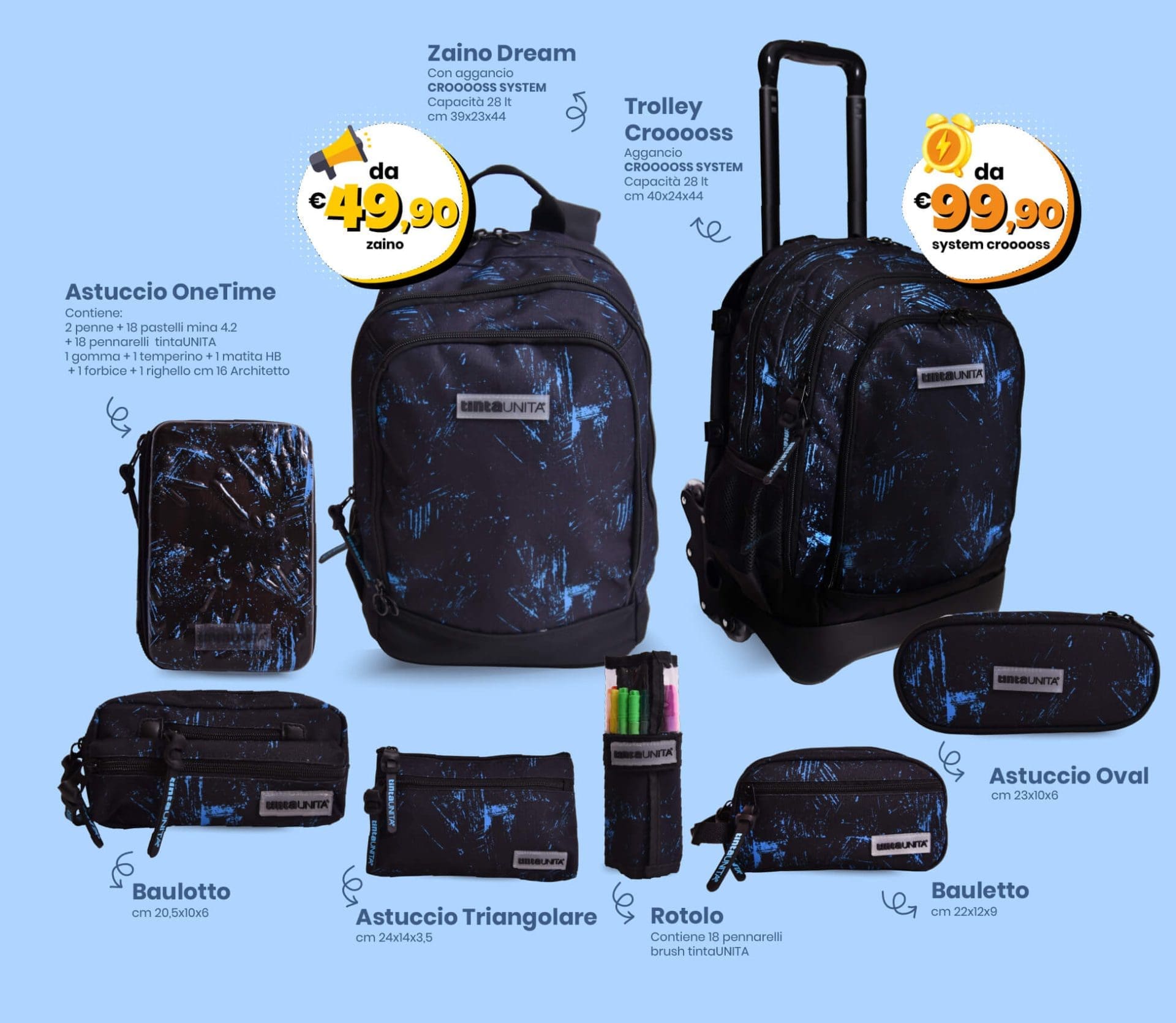 header TU zaini azzurro mod